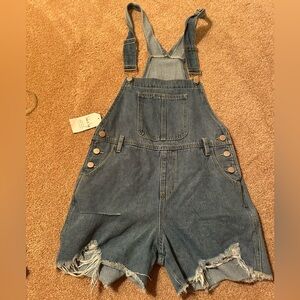 Sadie & Sage Blue Denim Overalls